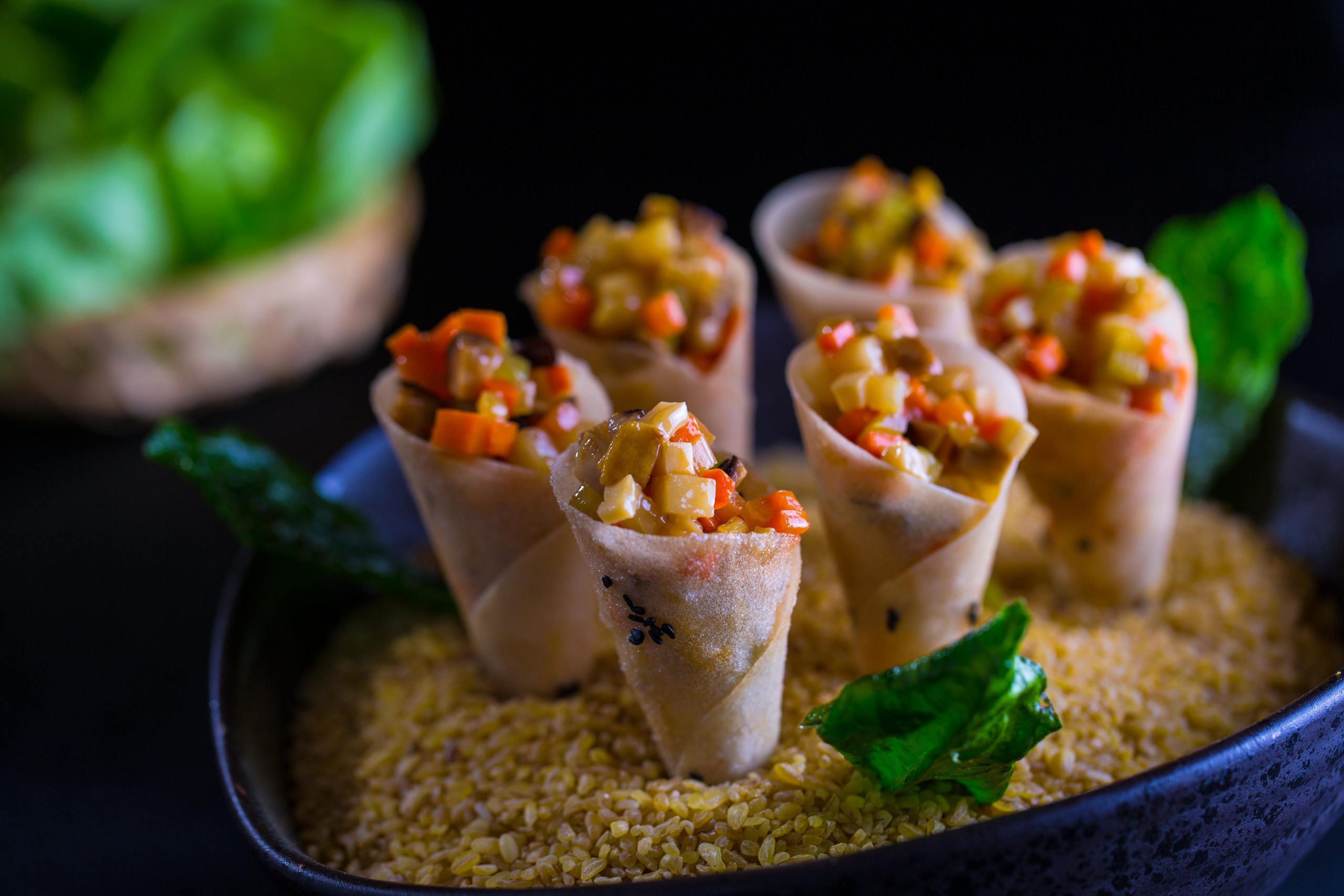 Crispy Cone with Mushroom
