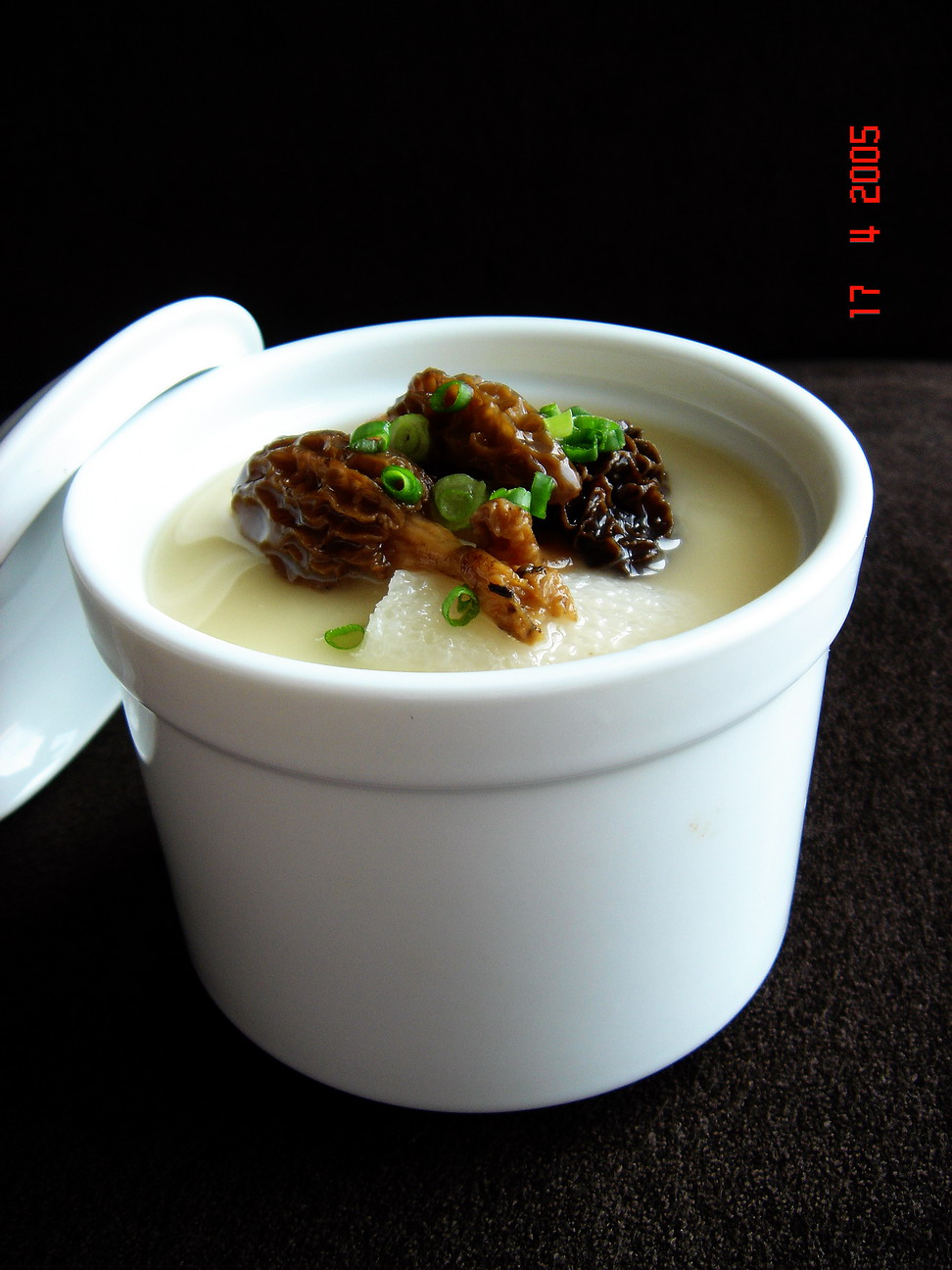 Morel Mushroom Free Range Chicken Consomme
